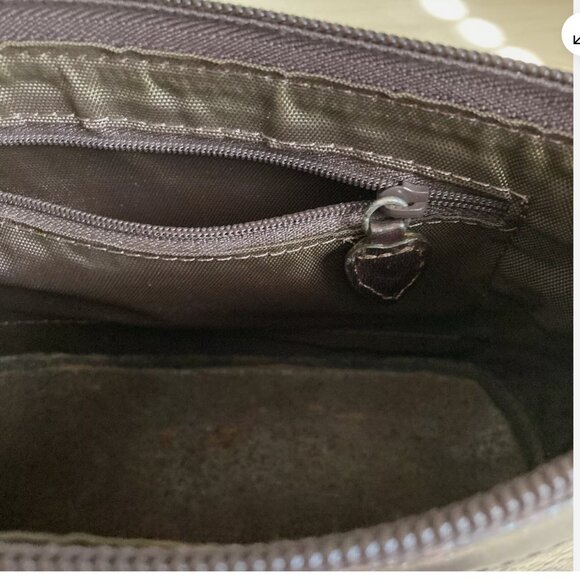 Brighton Crossbody Brown Python Faux Snakeskin Leather Purse bag Small Vintage - Picture 6 of 6